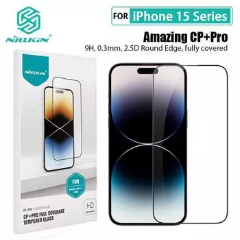 Для iPhone 15 Pro Max стекло NILLKIN CP + Pro Защитная пленка для экрана закаленное стекло для iPhone 15 Plus пленка iPhone 15