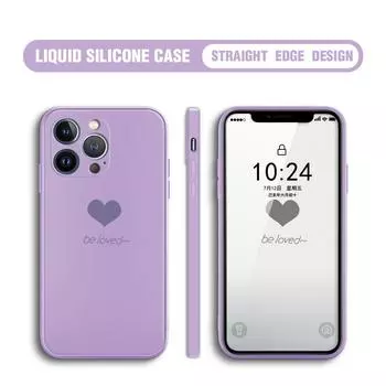 Для iPhone 16 15 14 13 12 Pro Max 13 12 Mini 14 15 16 Plus SE креативный чехол Love Heart из мягкого жидкого силикона для защиты линз iPhone 14 Pro темно-зеленого