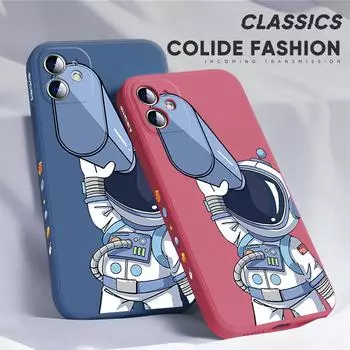 Для iPhone 16 15 14 13 12 Pro Max 13 12 Mini 14 15 16 Plus SE мягкий силиконовый чехол для полной защиты камеры с цветком и бабочкой iPhone 16 Pro Max небесно-голубой