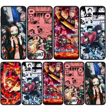 для iPhone 16 15 14 Xiaomi Redmi Note 13 12 11 Pro Max X 10 9 XR Samsung Galaxy S24 S23 OPPO Huawei Kyoujurou Demon Slayer Tanjirou Nezuko чехол для телефона for Samsung Galaxy S23 аэро