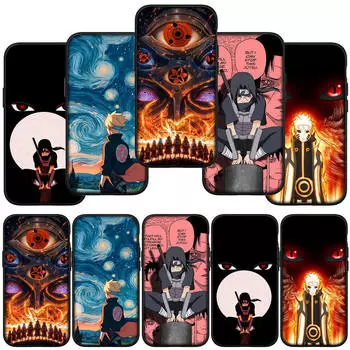 для iPhone 16 15 X XR Samsung Galaxy S24 S23 A16 A06 Xiaomi Redmi Note 13 12 11 Pro Max 9 14 Plus Huawei OPPO Саске Наруто Итачи Учиха чехол для телефона for Redmi 10 аэро