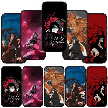 для iPhone 16 15 X XR Samsung Galaxy S24 S23 Xiaomi Redmi Note 13 12 11 Pro Max 9 14 Plus Huawei OPPO мультфильм Итачи Учиха Наруто Акацуки чехол для телефона for iPhone 16 Pro аэро