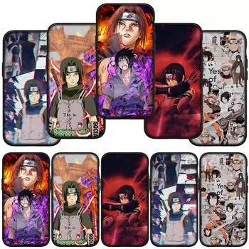 для iPhone 16 15 X XR Samsung Galaxy S24 S23 Xiaomi Redmi Note 13 12 11 Pro Max 9 14 Plus Huawei OPPO Акацуки Итачи Учиха Саске Наруто чехол для телефона for Samsung Galaxy A34 5G аэро