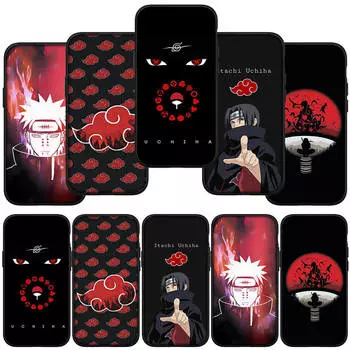 для iPhone 16 15 X XR Samsung Galaxy S24 S23 A16 A06 Xiaomi Redmi Note 13 12 11 Pro Max 9 14 Plus Huawei OPPO Akatsuki Pain Наруто Итачи чехол для телефона for Samsung Galaxy A21S аэро