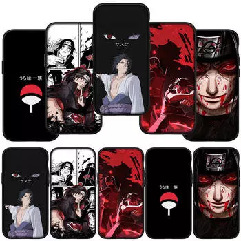 для iPhone 16 15 X XR Samsung Galaxy S24 S23 A16 Xiaomi Redmi Note 13 12 11 Pro Max 9 14 Plus Huawei OPPO Itachi Uchiha Naruto Akatsuki чехол для телефона for Samsung Galaxy A52 олений