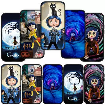 для iPhone 16 15 X XR Samsung Galaxy S24 S23 A16 A06 14C A15 S22 Xiaomi Redmi Note 13 12 11 Pro Max 9 14 Plus Huawei OPPO Comics Coralines Phone Case for Samsung Galaxy A52S болюс