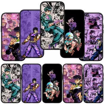 для iPhone 16 15 X XR Samsung Galaxy S24 S23 A16 Xiaomi Redmi Note 13 12 11 Pro Max 9 14 Plus Huawei OPPO Comics Lovely JoJo s Bizarre Adventure чехол for iPhone 16 аэро