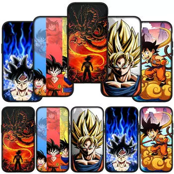 для iPhone 16 15 X XR Samsung Galaxy S24 S23 Xiaomi Redmi Note 13 12 11 Pro Max 9 14 Plus Huawei OPPO Dragon Ball z Goku Dragonball Super Phone Case for iPhone SE 2020 болюс
