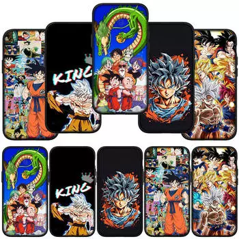 для iPhone 16 15 X XR Samsung Galaxy S24 S23 A16 Xiaomi Redmi Note 13 12 11 Pro Max 9 14 Plus Huawei OPPO Dragonball Dragon Ball Goku Z чехол для телефона for iPhone XS аэро