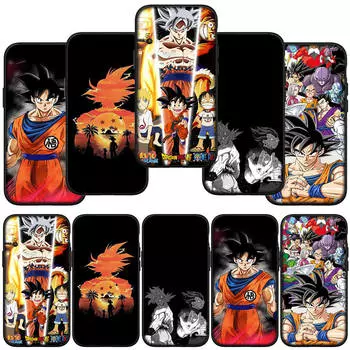 для iPhone 16 15 X XR Samsung Galaxy S24 S23 A16 A06 Xiaomi Redmi Note 13 12 11 Pro Max 9 14 Plus Huawei OPPO аниме Dragon Ball Goku супер чехол для телефона for OPPO A54 5G ceil
