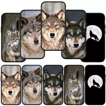 для iPhone 16 15 X XR Samsung Galaxy S24 S23 A16 A06 14C A15 A05 Xiaomi Redmi Note 13 12 11 Pro Max 9 14 Plus Huawei OPPO Stalking Wolf Art чехол для телефона for Samsung Galaxy M15 олений