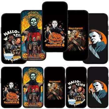 для iPhone 16 15 X XR Samsung Galaxy S24 S23 A16 A06 14C S22 S20 FEXiaomi Redmi Note 13 12 11 Pro Max 9 14 Plus Huawei OPPO Майкл Майерс чехол для телефона for Samsung Galaxy S24 Ultra экрю