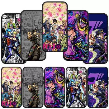 для iPhone 16 15 X XR Samsung Galaxy S24 S23 A16 Xiaomi Redmi Note 13 12 11 Pro Max 14 Plus Huawei OPPO Wallpaper JoJo s Bizarre Adventure Phone Case for iPhone 14 Plus экрю