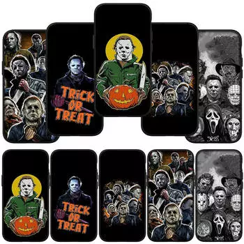 для iPhone 16 15 X XR Samsung Galaxy S24 S23 Plus Xiaomi Redmi Note 13 12 11 Pro Max 10 14 OPPO Huawei Чехол-постер Проклятие Майкла Майерса Чехол для телефона for Samsung Galaxy M35 ceil