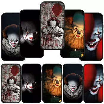 для iPhone 16 15 X XR Samsung Galaxy S24 S23 Plus Xiaomi Redmi Note 13 12 11 Pro Max 9 10 14 S9 9C OPPO Huawei чехол Pennywise It Wallpaper чехол для телефона for iPhone 14 Pro болюс