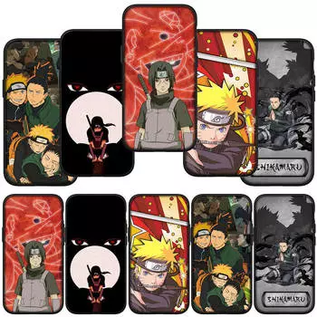 для iPhone 16 15 X XR Samsung Galaxy S24 S23 Plus Xiaomi Redmi Note 13 12 11 Pro Max 9 10 14 OPPO Huawei Cover Nara Shikamaru Uchiha Sasuke Phone Case for Samsung Galaxy S21 ceil