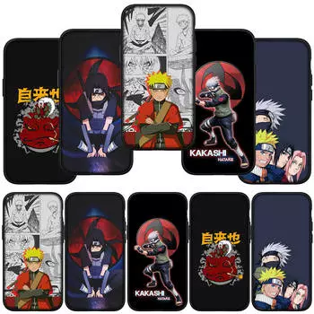 для iPhone 16 15 X XR Samsung Galaxy S24 S23 Plus Xiaomi Redmi Note 13 12 11 Pro Max 9 10 14 S913COPPO Huawei Cover Какаши Джирая Саске чехол для телефона for Xiaomi Poco M6 Pro 4G аэро