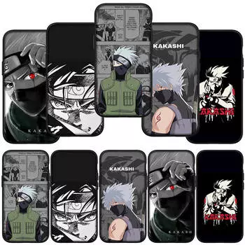 для iPhone 16 15 X XR Samsung Galaxy S24 S23 Plus Xiaomi Redmi Note 13 12 11 Pro Max 9 10 14 S21 S20 13C OPPO Huawei чехол мультфильм Какаши телефон чехол for iPhone 7 Plus болюс