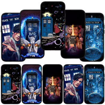 для iPhone 16 15 X XR Samsung Galaxy S24 S23 Plus Xiaomi Redmi Note 13 12 11 Pro Max 9 10 14 OPPO Huawei Cover Wallpaper Doctor Who Cool Phone Case for Xiaomi Poco M6 4G аэро