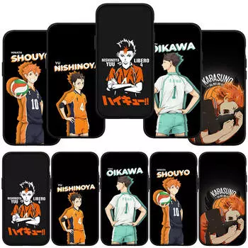 для iPhone 16 15 Xiaomi Redmi Note 13 12 11 Pro Max X 9 14 XR Samsung Galaxy A15 S24 S23 Plus Huawei OPPO karasuno Haikyuu Shoyo Hinata чехол для телефона for Redmi 10 олений