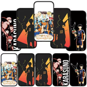 для iPhone 16 15 Xiaomi Redmi Note 13 12 11 Pro Max X 9 14 Plus XR Samsung Galaxy A15 S24 S23 Huawei OPPO Oikawa Tooru Haikyuu Shoyo Hinata чехол для телефона for Huawei P Smart 2019 олений