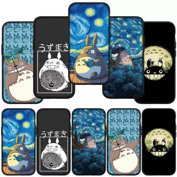 для iPhone 16 15 Xiaomi Redmi Note 13 12 11 Pro Max X 9 14 Plus XR Samsung Galaxy A15 S24 S23 S22 S20 FE Huawei OPPO Totoros Hot Cat чехол для телефона for Samsung Galaxy A30S аэро