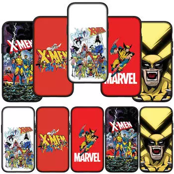 для iPhone 16 15 Xiaomi Redmi Note 13 12 11 Pro Max X 9 14 Plus XR Samsung Galaxy A15 S24 S23 Huawei OPPO Росомаха X Men Marvel Xmen чехол для телефона for iPhone 14 Plus болюс