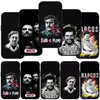 для iPhone 16 15 Xiaomi Redmi Note 13 12 11 Pro Max X 9 14 Plus XR Samsung Galaxy A16 S24 S23 A06 14C A15 Huawei OPPO Pablo Escobar Narcos чехол для телефона for Samsung Galaxy A30S болюс