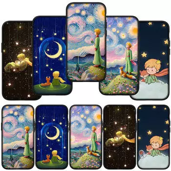 для iPhone 16 15 Xiaomi Redmi Note 13 12 11 Pro Max X 9 14 Plus XR Samsung Galaxy A15 S24 S23 Huawei OPPO Чехол для телефона с рисунком «Маленький принц» for Samsung Galaxy Note 20 ceil
