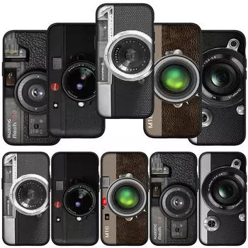 для iPhone 16 15 Xiaomi Redmi Note 13 12 11 Pro Max X 9 14 Plus XR Samsung Galaxy A15 S24 S23 Huawei OPPO Ретро камера Винтажный принт чехол для телефона for Redmi 10C олений