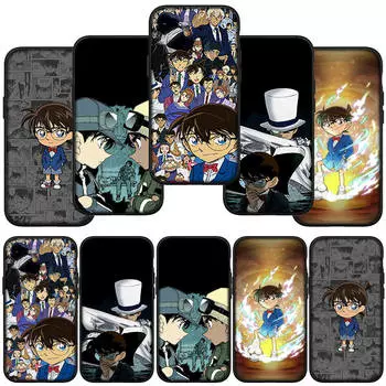 для iPhone 16 15 Xiaomi Redmi Note 13 12 11 Pro Max X 9 14 Plus XR Samsung Galaxy A15 S24 S23 Huawei OPPO чехол KID Detective Conan Poster чехол для телефона for iPhone XS Max экрю