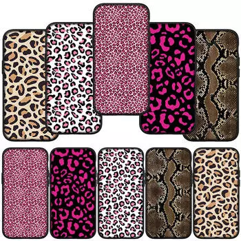 для iPhone 16 15 Xiaomi Redmi Note 13 12 11 Pro Max X 9 14 Plus XR Samsung Galaxy A15 S24 S23 13C Huawei OPPO чехол леопардовый змея корова принт чехол для телефона for iPhone XS болюс