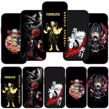 для iPhone 16 15 XR Samsung Galaxy S24 S23 Plus Xiaomi Redmi Note 13 12 11 Pro Max 14 OPPO Huawei чехол комиксы Саске Наруто Итачи Учиха чехол для телефона for OPPO A38 болюс