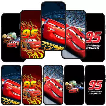 для iPhone 16 15 XR Samsung Galaxy S24 S23 Plus Xiaomi Redmi Note 13 12 11 Pro Max 14 OPPO Huawei чехол Supercar Cars Lightning McQueen 95 чехол для телефона for Samsung Galaxy A73 болюс