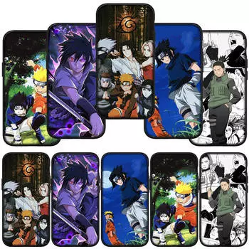 для iPhone 16 15 XR Samsung Galaxy S24 S23 Plus Xiaomi Redmi Note 13 12 11 Pro Max 10 14 OPPO Huawei чехол мультфильм Саске Нара Шикамару чехол для телефона for iPhone 12 аэро