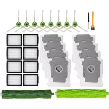 Для Irobot Roomba Roomba J7 J7 + I7 I7 + I3 I3 + I4 I4 + I6 I6 + I8 I8 + E5 E6 E7 Запчасти для робота-пылесоса 28 аксессуаров