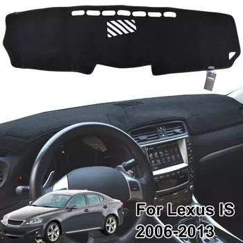 Для IS 250 350 2006-2013 Крышка приборной панели Коврик для приборной панели Коврик для приборной панели чёрный