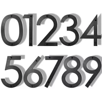 Для использования за пределами адреса Электронная почта Номер двери для сада и двора с набором винтов Креативный