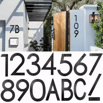 Для использования за пределами адреса Электронная почта Номер двери для сада и двора с набором винтов Креативный