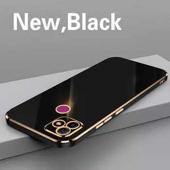 Для ITEL Vision 1 2Plus защитный гальванический противоударный чехол ITEL Vision 1 2 3 2S 5 S663LC чехол силиконовый мягкий ТПУ ITEL Vision 1 Plus чёрный