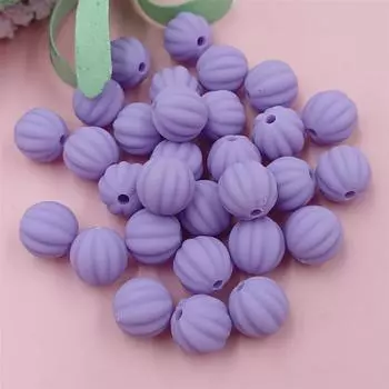 Для изготовления ювелирных изделий 12 мм 30 шт. резиновые бусины в форме тыквы россыпью подарки браслеты своими руками ожерелье ручной работы 30Pcs 12mm жёлтый