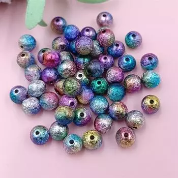 Для изготовления ювелирных изделий из акрила, ювелирные изделия, поиск, сделай сам, поделки, высококачественные круглые бусины 6 мм 8 мм 100 шт./лот, ювелирные аксессуары 6mm