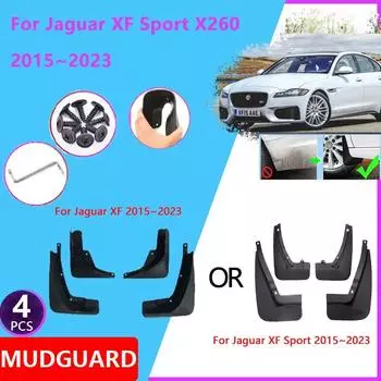 Для Jaguar XF Sport X260 2015~2024 2017 2020 2024 2024 Авто Колесо Крыло Переднее Заднее Брызговик Щитки Защита Брызговик Автомобильные Аксессуары