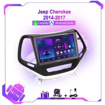 Для JEEP Cherokee 5 KL 2014-2019 Android Car Radio Stereo Multimedia Player 2 Din Autoradio GPS Navigation Autoradio IPS Screen