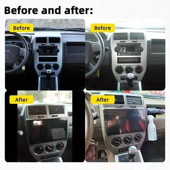 для Jeep Compass MK Patriot 2006-2010 Радио 2 Din Android Стерео Экран GPS Автомагнитола Головное Устройство Carplay Автомобильный Мультимедийный Плеер