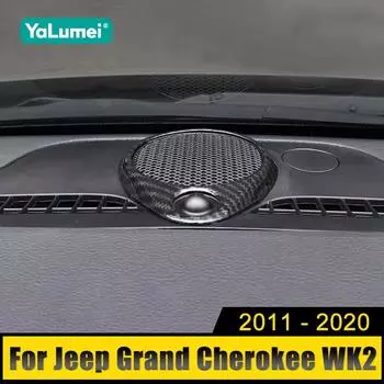 Для Jeep Grand Cherokee WK2 2011 2012 2013 2014 2015 2016 2017 2018 2019 2020 ABS автомобильная приборная панель центральный динамик кольцо рамка крышка отделка