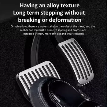 Для Jeep Grand Cherokee WK 2 2011~2024 автомобильные педали из нержавеющей стали накладки на топливный тормоз нескользящие без сверления литые крышки детали