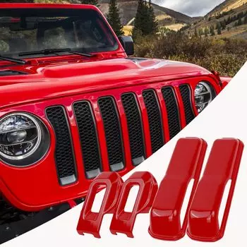 Для JEEP JL JLU Sports Sahara Freedom Rubicon Unlimited Gladiator JT 2018-2024+ Крышки замка капота Крышки петель капота двигателя армия зеленый