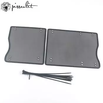 Для Jeep Wrangler Rubicon 2018+ гоночные решетки автомобильная сетка от насекомых защитная сетка для резервуара для воды панель украшения аксессуары чёрный