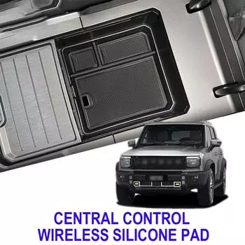 Для Jetour Traveler T2 центральная консоль органайзер лоток черный ABS подлокотник сортировка вторичный автомобильный ящик вверх аксессуары аккуратное хранение C E1H9